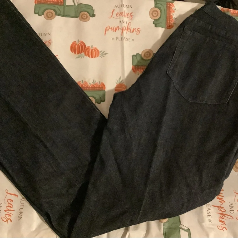 NYDJ slimming stretch straight leg jeans high rise Women’s Size 8 30W 32L - Picture 3 of 4